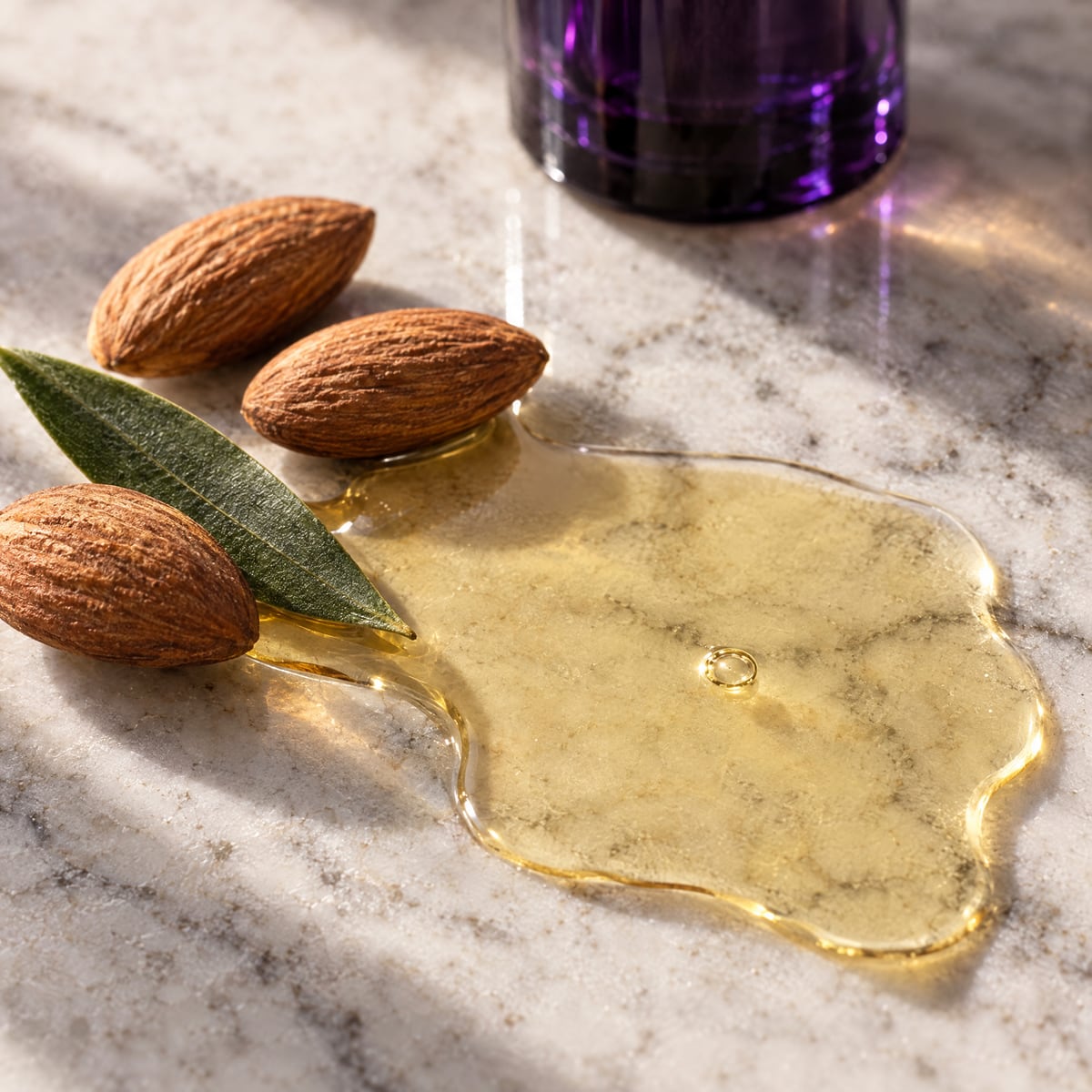The texture of The Almond Oil