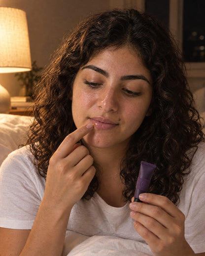 The Honey Lip in use